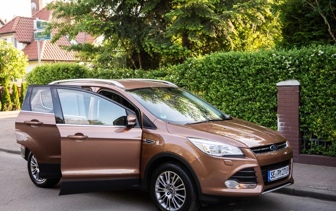 Ford Kuga cena 45900 przebieg: 159000, rok produkcji 2014 z Szczecin małe 781